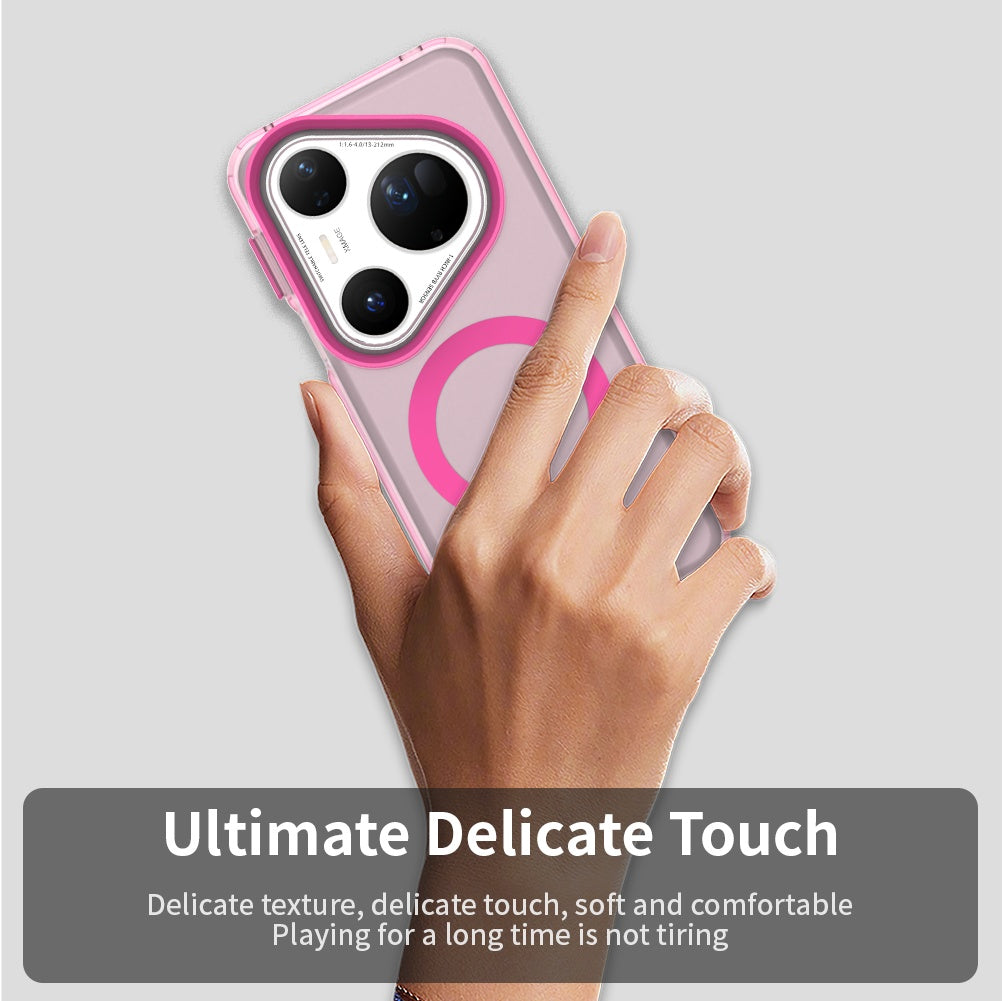 Custodia MagSafe per Huawei Pura 80 Ultra, Techsuit, CandyCase, Rosa