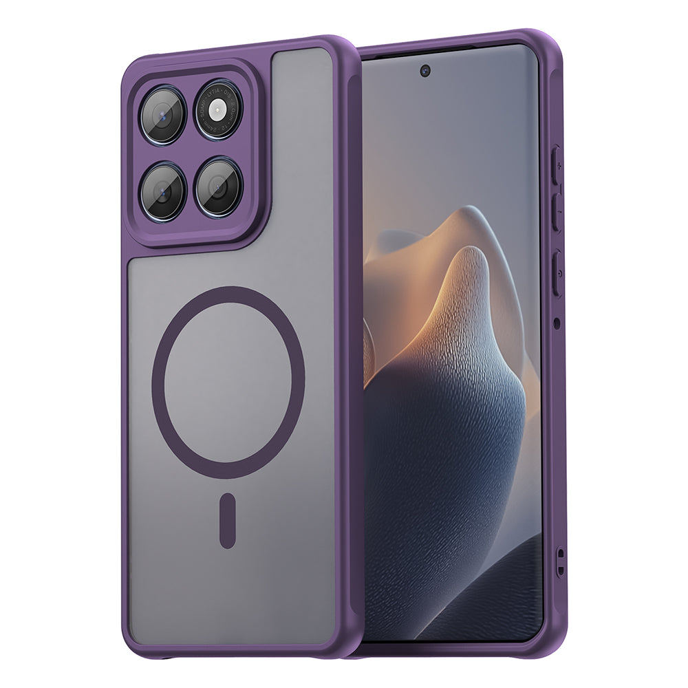 Coque MagSafe pour Motorola Edge 60 Fusion / Edge 60, Techsuit, HaloFrost II, Violet
