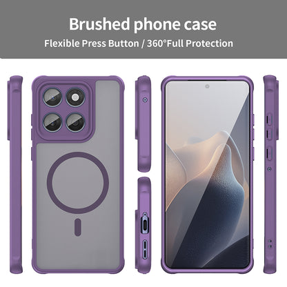 Coque MagSafe pour Motorola Edge 60 Fusion / Edge 60, Techsuit, HaloFrost II, Violet