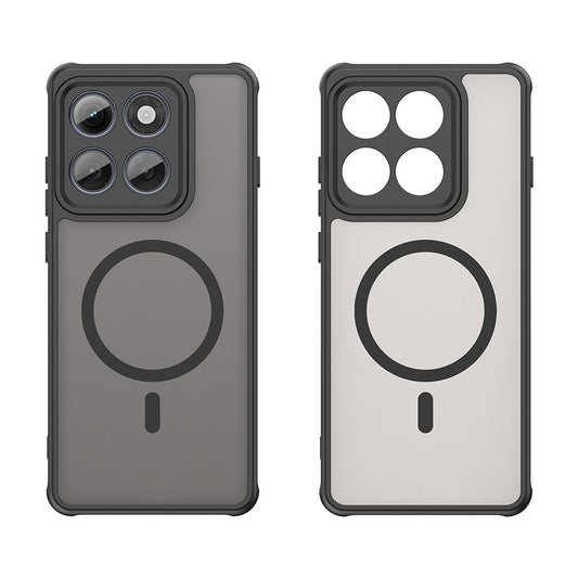 Custodia MagSafe per Motorola Edge 60 Pro, Techsuit, HaloFrost II, Verde