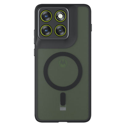 Custodia MagSafe per Motorola Edge 70 Fusion, Techsuit, PureFrost, Nero Satinato