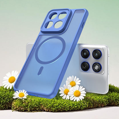 Custodia MagSafe per Motorola Edge 70, Techsuit, HaloFrost II, Blu