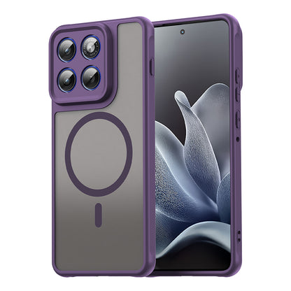 Custodia MagSafe per Motorola Edge 70, Techsuit, HaloFrost II, Viola