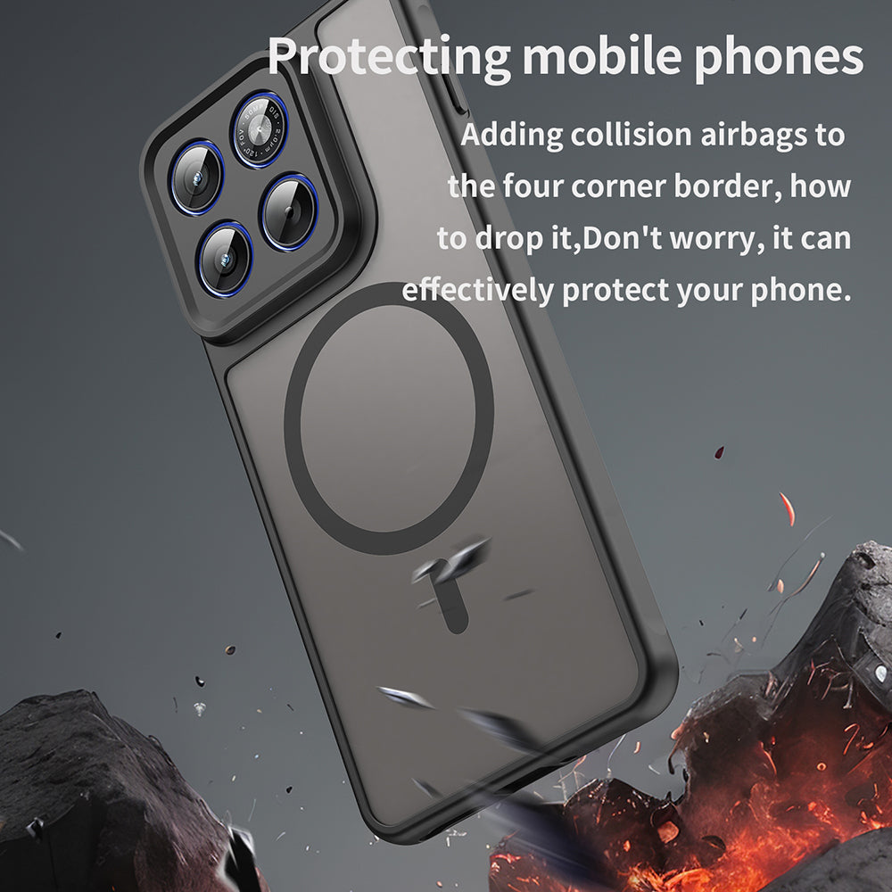 Custodia MagSafe per Motorola Edge 70, Techsuit, HaloFrost II, Nera