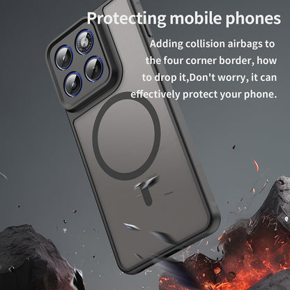 Custodia MagSafe per Motorola Edge 70, Techsuit, HaloFrost II, Nera