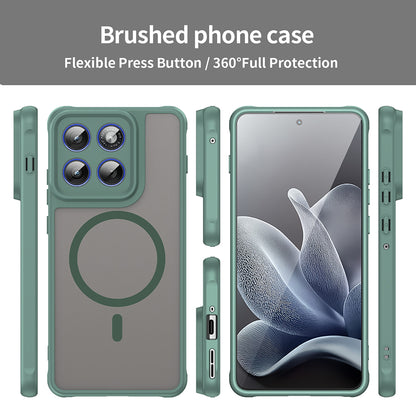 Custodia MagSafe per Motorola Edge 70, Techsuit, HaloFrost II, Verde