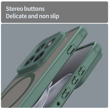 Custodia MagSafe per Motorola Edge 70, Techsuit, HaloFrost II, Verde