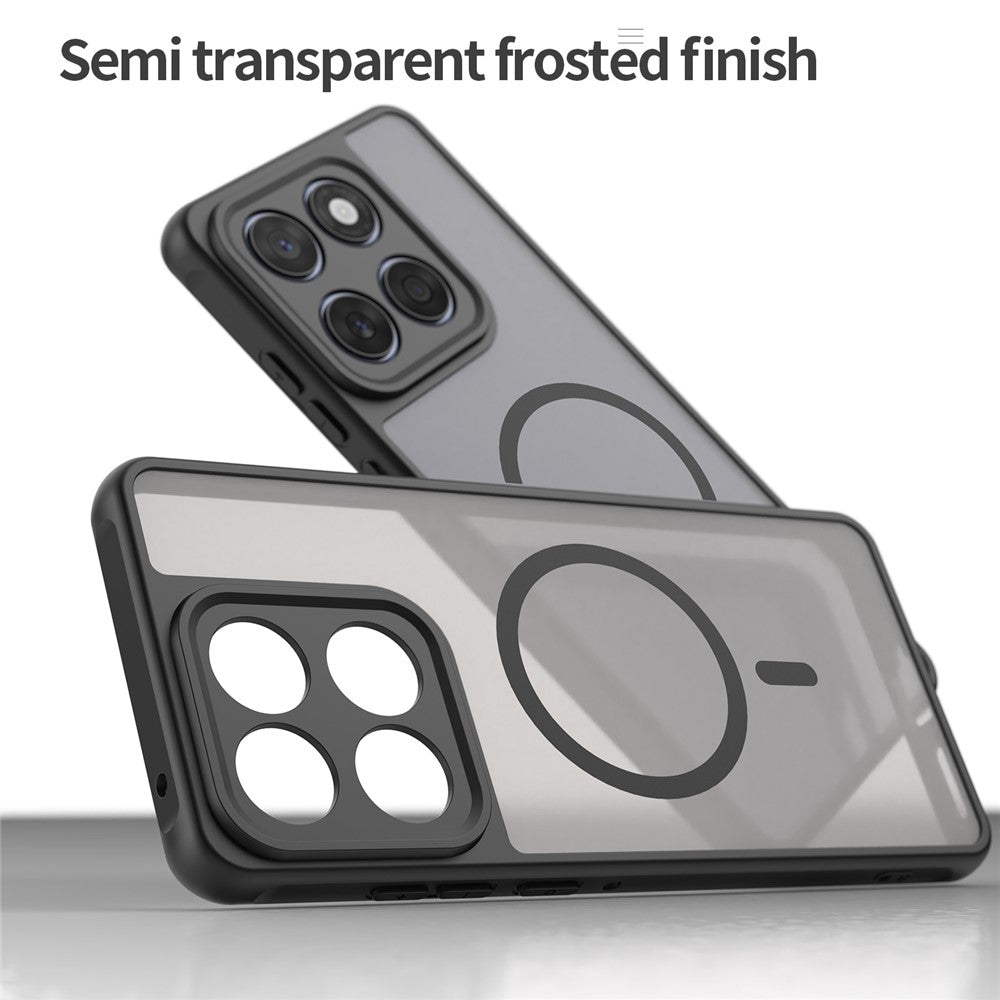 Custodia MagSafe per Motorola Edge 70 Ultra / Signature, Techsuit, HaloFrost II, Blu Marino