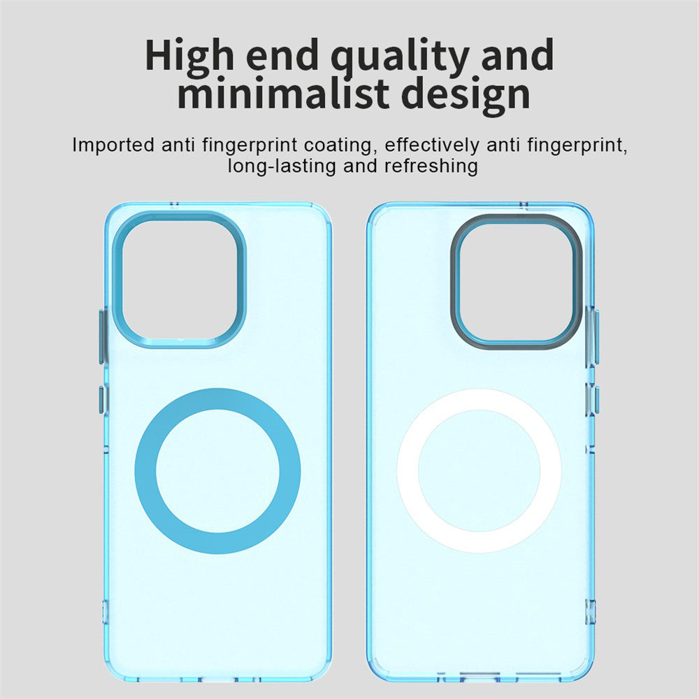 Custodia MagSafe per Motorola Moto G86, Techsuit, CandyCase, Blu