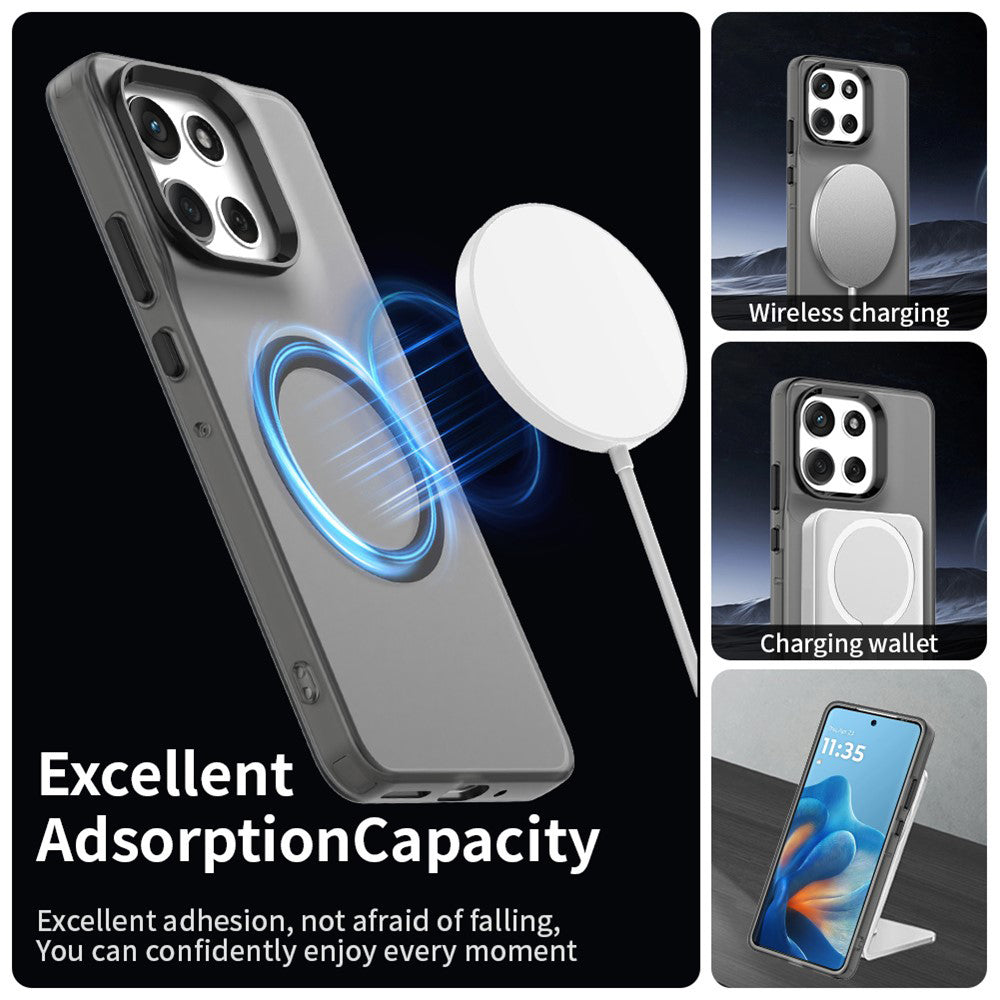 Custodia MagSafe per Motorola Moto G86, Techsuit, CandyCase, Nera