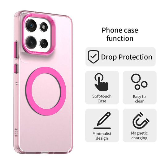 Housse MagSafe pour Motorola Moto G86, Techsuit, CandyCase, Rose