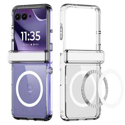 Custodia MagSafe per Motorola Razr 70 / Razr 60 / Razr 50, DUX DUCIS, Clin, Trasparente