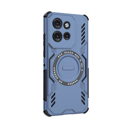 Coque MagSafe pour Motorola ThinkPhone 25 / Edge 50 Neo, Techsuit, ArmorMag, Bleue