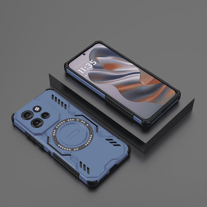 Coque MagSafe pour Motorola ThinkPhone 25 / Edge 50 Neo, Techsuit, ArmorMag, Bleue