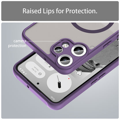 Coque MagSafe pour Nothing CMF Phone 2 Pro, Techsuit, HaloFrost II, Violet