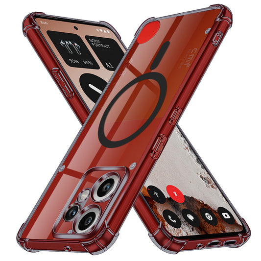 Coque MagSafe pour Nothing CMF Phone 2 Pro, Techsuit, Transparente Antichoc, Fumée