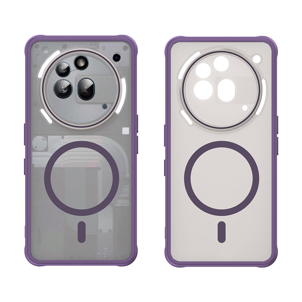 Coque MagSafe pour Nothing Phone (3a) Pro, Techsuit, HaloFrost II, Violet