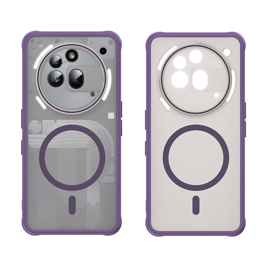 Custodia MagSafe per Nothing Phone (3a) Pro, Techsuit, HaloFrost II, Viola