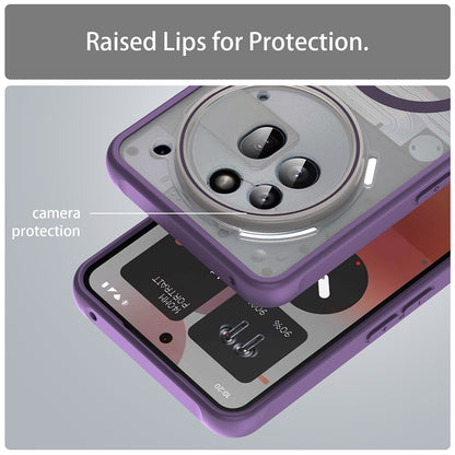 Coque MagSafe pour Nothing Phone (3a) Pro, Techsuit, HaloFrost II, Violet