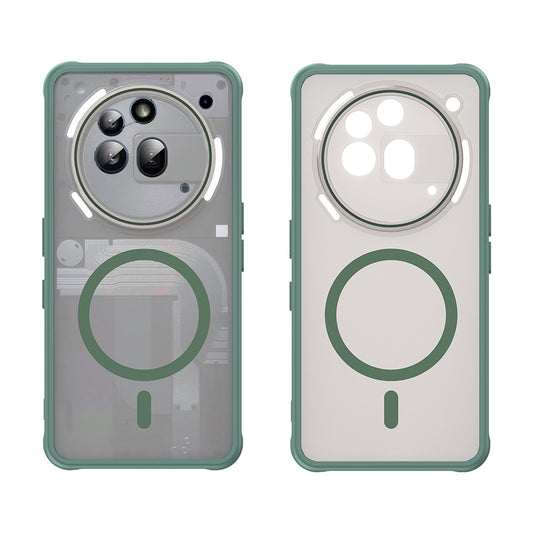 Custodia MagSafe per Nothing Phone (3a) Pro, Techsuit, HaloFrost II, Verde