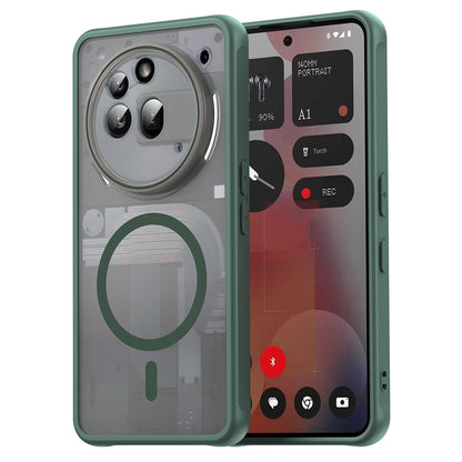 Coque MagSafe pour Nothing Phone (3a) Pro, Techsuit, HaloFrost II, Vert