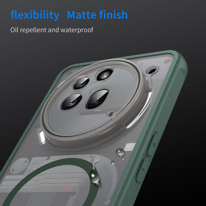 Coque MagSafe pour Nothing Phone (3a) Pro, Techsuit, HaloFrost II, Vert