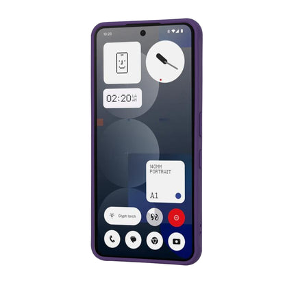 MagSafe-Hülle für Nothing Phone (3a) Pro, Techsuit, HaloFrost, Dunkellila