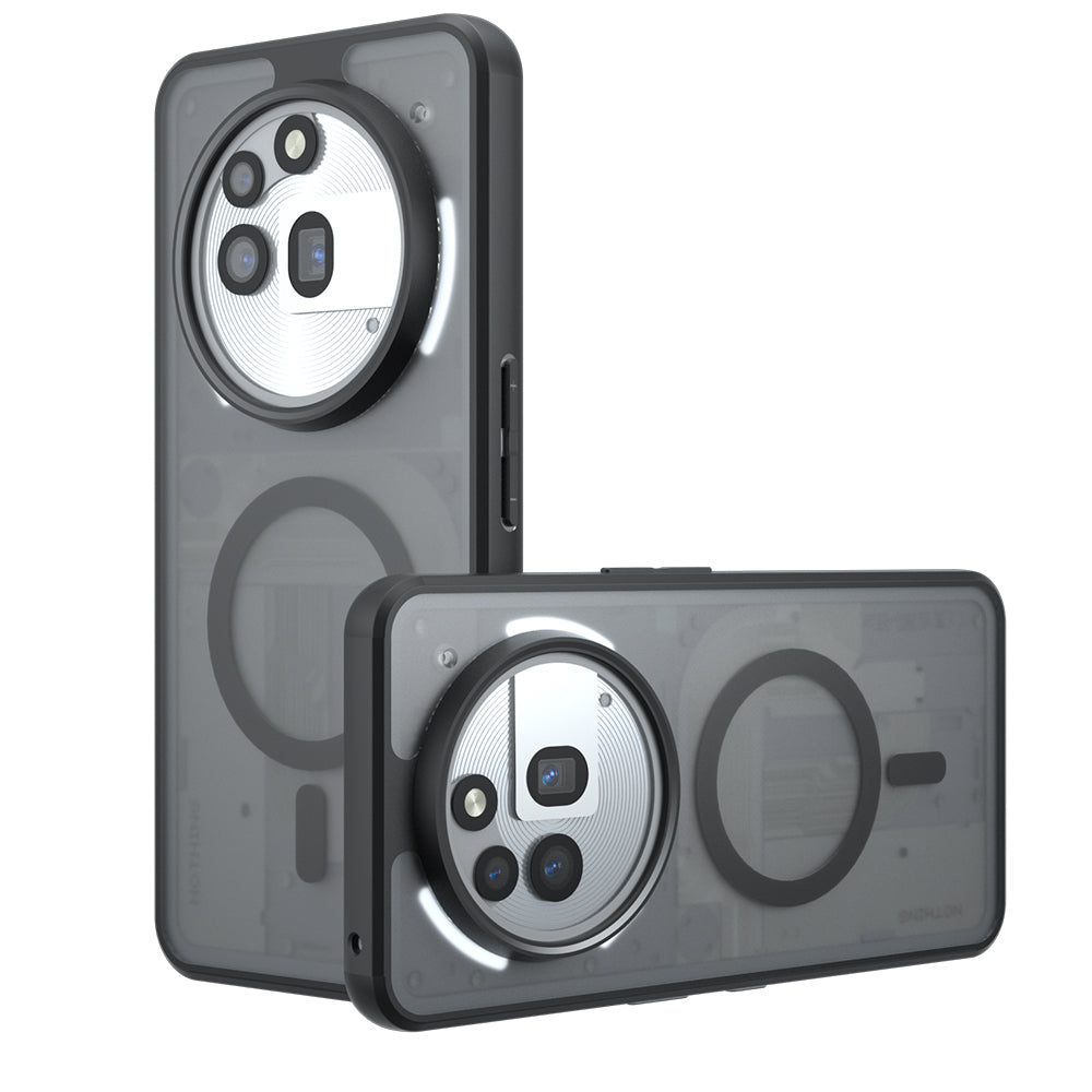 MagSafe-Hülle für Nothing Phone (3a) Pro, Techsuit, PureFrost, Schwarz