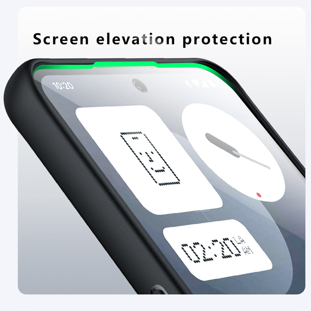 MagSafe-Hülle für Nothing Phone (3a) Pro, Techsuit, PureFrost, Schwarz