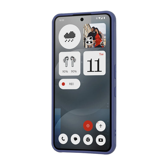 Coque MagSafe pour Nothing Phone (3a), Techsuit, HaloFrost, Bleu marine