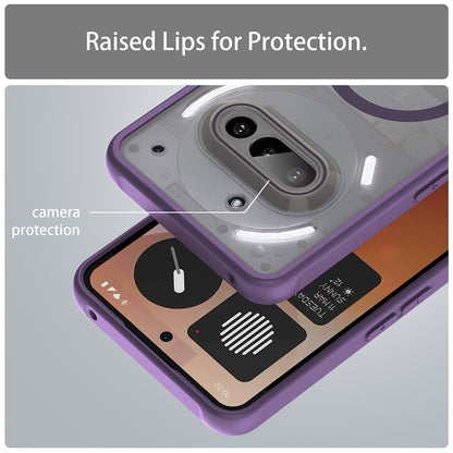 Coque MagSafe pour Nothing Phone (3a), Techsuit, HaloFrost II, Violet