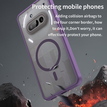 Coque MagSafe pour Nothing Phone (3a), Techsuit, HaloFrost II, Violet