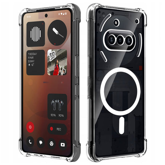 Coque MagSafe pour Nothing Phone (3a), Techsuit, Antichoc, Transparente