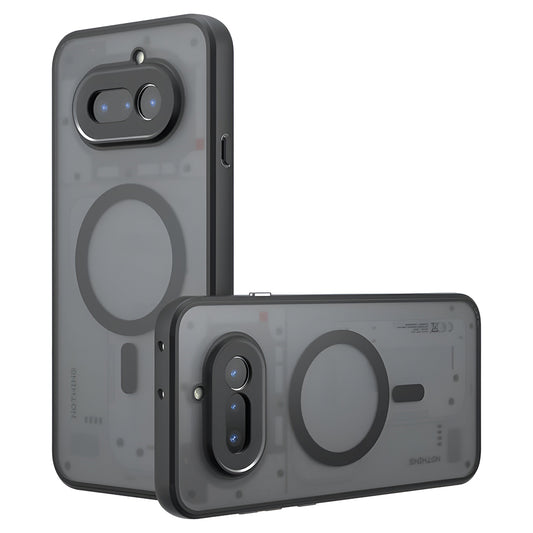 MagSafe-Hülle für Nothing Phone (4a), Techsuit, PureFrost, Satin Schwarz