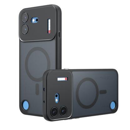 Coque MagSafe pour Nothing Phone (4b), Techsuit, PureFrost, Noir Satiné