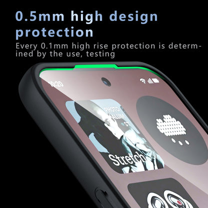 Coque MagSafe pour Nothing Phone (4b), Techsuit, PureFrost, Noir Satiné