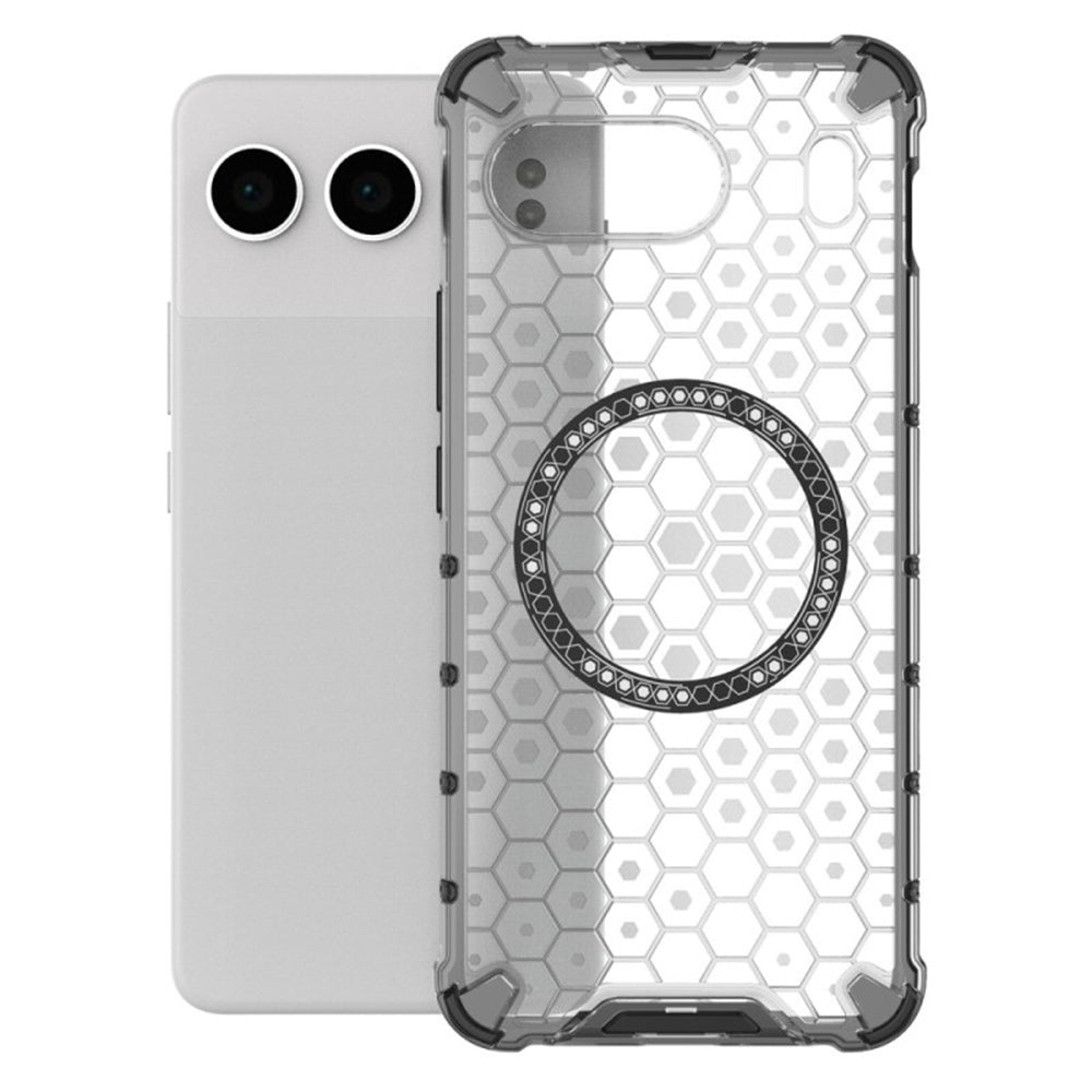 Coque MagSafe pour OnePlus Nord 4, Techsuit, HoneyComb Shield, Blanche