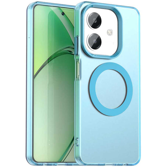 MagSafe-Hülle für Oppo A3 4G / A3 5G, Techsuit, CandyCase, Blau