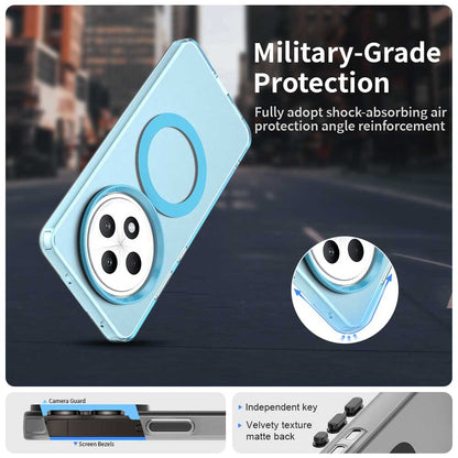Custodia MagSafe per Oppo A3 4G / A3 5G, Techsuit, CandyCase, Blu
