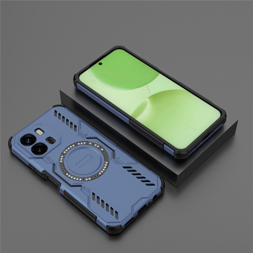 Custodia MagSafe per Oppo A6 4G, Techsuit, ArmorMag, Blu
