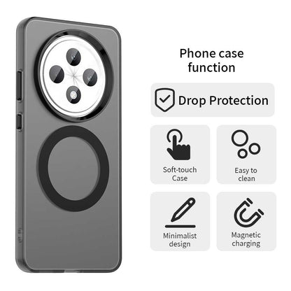 MagSafe-Hülle für Oppo Reno12 FS 5G / Reno12 FS 4G / Reno12 F 4G, Techsuit, CandyCase, Schwarz