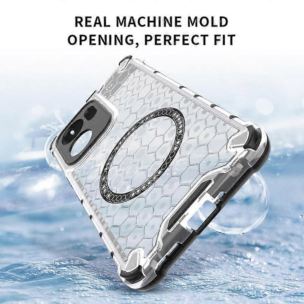 MagSafe Case for Oppo Reno13 FS 5G / Reno13 F 4G / Reno13 F, Techsuit, HoneyComb Shield, Black