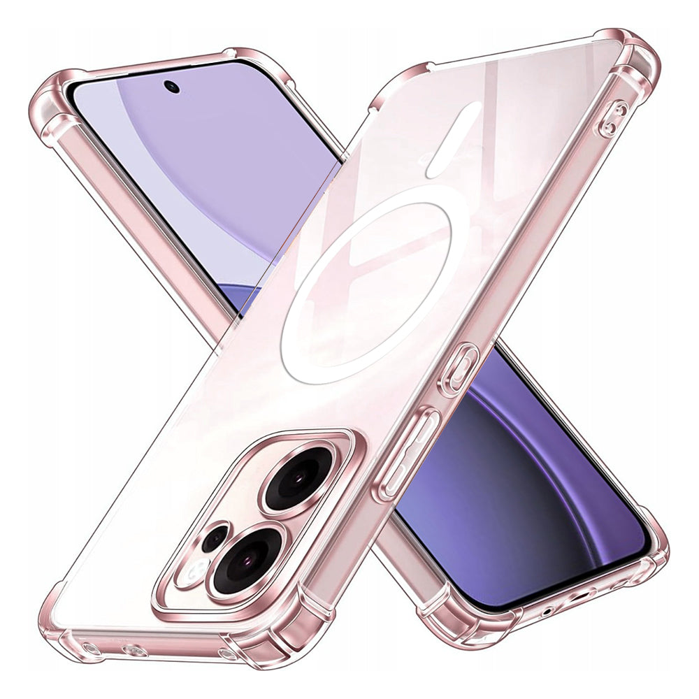 Coque MagSafe pour Oppo Reno14 FS 5G / Reno14 F, Techsuit, Antichoc, Transparente