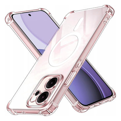 Coque MagSafe pour Oppo Reno14 FS 5G / Reno14 F, Techsuit, Antichoc, Transparente