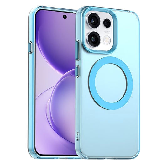 Coque MagSafe pour Oppo Reno16 F / Reno16 FS, Techsuit, CandyCase, Bleue