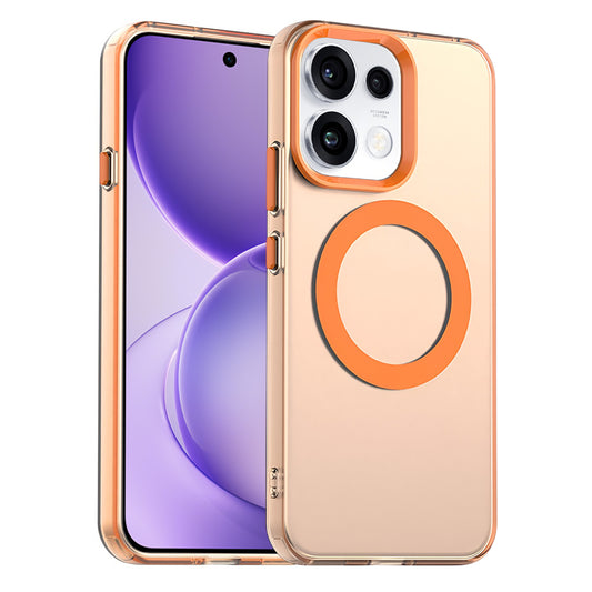 Coque MagSafe pour Oppo Reno16 F / Reno16 FS, Techsuit, CandyCase, Orange