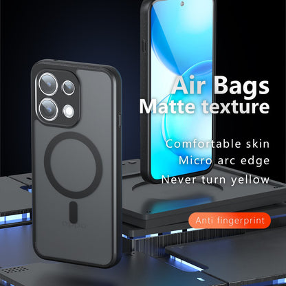 Custodia MagSafe per Oppo Reno16 F / Reno16 FS, Techsuit, PureFrost, Nero Satinato