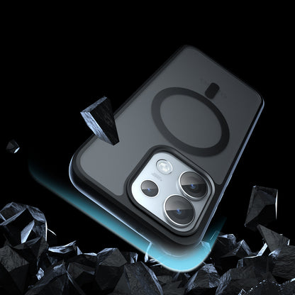 Custodia MagSafe per Oppo Reno16, Techsuit, PureFrost, Nero Satinato