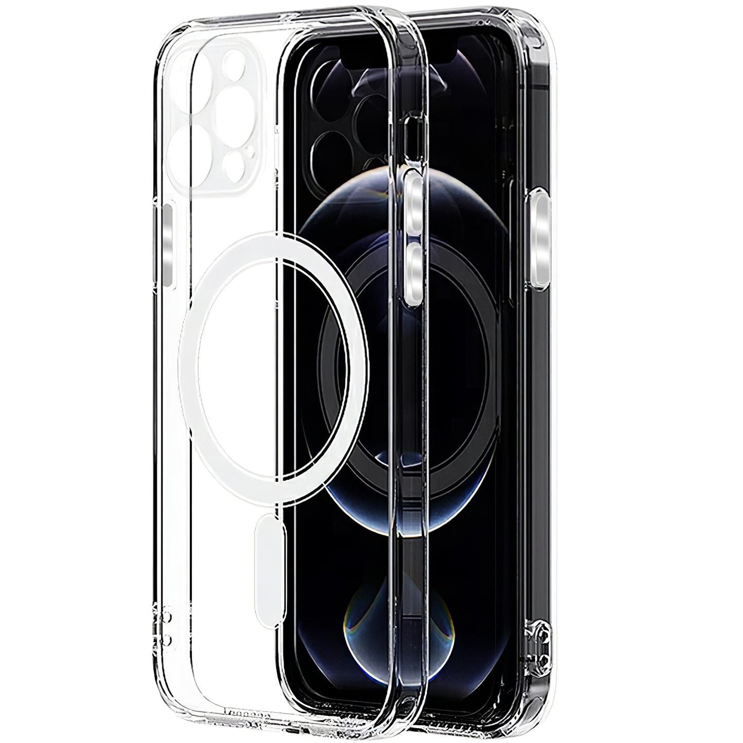 MagSafe-Hülle für Samsung Galaxy S24 Ultra S928, OEM, Transparent