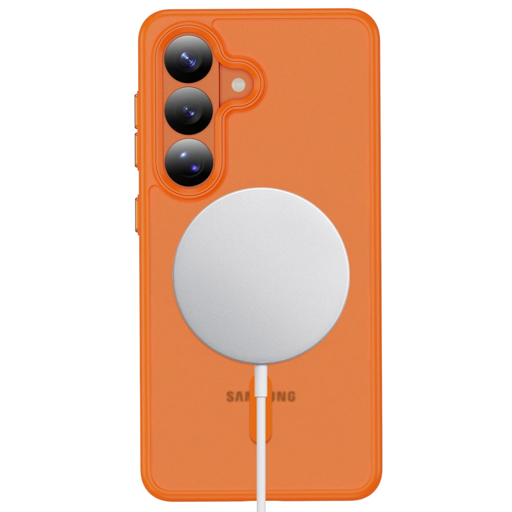 MagSafe Case for Samsung Galaxy S26 Ultra S948, Tech-Protect, Magmat, Matte Orange